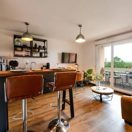 L'atelier St - Gare, Parking Privé - Clim - Piscine Apartment