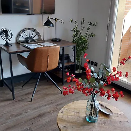 L'atelier St - Gare, Parking Privé - Clim - Piscine Apartment *