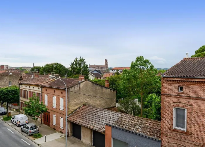 Apartment L'atelier St - Gare, Parking Privé - Clim - Piscine Albi
